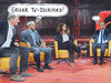 Cartoon: ... (small) by Andreas Prüstel tagged tv,talk