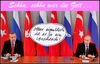 Cartoon: ... (small) by Andreas Prüstel tagged erdogan,putin,türkei,russland,konflikt,arschlöcher,cartoon,collage,andreas,pruestel