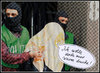 Cartoon: ... (small) by Andreas Prüstel tagged terror,terrorverdächtiger,islamist,flüchtlinge,flucht,polizei,festnahme,duchen,warmduscher,cartoon,collage,andreas,pruestel