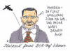 Cartoon: abflug berlin (small) by Andreas Prüstel tagged ber,großflughafen,berlin,brandenburg,matthias,platzeck,berchef,schwarz,rauswurf