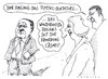 Cartoon: abgang berlusconi (small) by Andreas Prüstel tagged berlusconi,italien,diktator,bungabunga,abgang