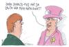 Cartoon: angela und queen (small) by Andreas Prüstel tagged staatsbesuch,großbritannien,queen,elizabeth,kanzlerin,angela,merkel,fdj,ddr,adel,cartoon,karikatur,andreas,pruestel