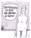Cartoon: antenne (small) by Andreas Prüstel tagged radio,antenne,erdung,cartoon,karikatur,andreas,pruestel