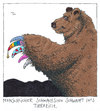 Cartoon: auf die kralle (small) by Andreas Prüstel tagged fingernagelgestaltung,mode,bär,bärenkralle