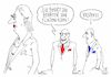 Cartoon: berater (small) by Andreas Prüstel tagged verteidigungsministerium,bundeswehr,ursula,von,der,leyen,flintenuschi,externe,berater,cartoon,karikatur,andreas,pruestel