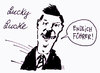 Cartoon: bernd lucke (small) by Andreas Prüstel tagged afd,bernd,lucke,parteivorsitz,führer,glück,cartoon,karikatur,andreas,pruestel