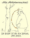 Cartoon: blase (small) by Andreas Prüstel tagged mediziner,medizinerweisheit,blase,pinkeln,urin,seele,spiegel,cartoon,karikatur,andreas,pruestel