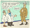 Cartoon: bonjour (small) by Andreas Prüstel tagged psychiatrie,napoleon,blücher,wahnvorstellungen,einbildung