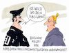 Cartoon: clanmitglied (small) by Andreas Prüstel tagged polizei,berlin,arabische,clanmitglieder,cartoon,karikatur,andreas,pruestel