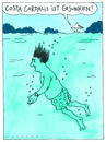 Cartoon: costa cordalis (small) by Andreas Prüstel tagged costacordalis,costaconcordia,schiffsunglück