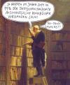Cartoon: der bücherwurm (small) by Andreas Prüstel tagged literatur,bibliothek,spitzweg,romantik