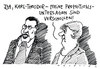 Cartoon: doktoren (small) by Andreas Prüstel tagged guttenberg,doktorarbeit,plagiat,merkel