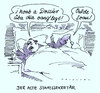 Cartoon: dossier (small) by Andreas Prüstel tagged dossier,staatssekretär,ehebett