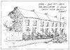 Cartoon: eingereiht (small) by Andreas Prüstel tagged reihung,einreihung,reihenhaus,reihengrab,tod,friedhof,cartoon,karikatur,andreas,pruestel
