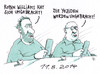 Cartoon: elfter august (small) by Andreas Prüstel tagged robin,williams,selbstmord,suizid,schauspieler,hollywood,irak,yeziden,jesiden,genozid,is,isis,tod,cartoon,karikatur,andreas,pruestel