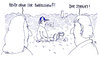 Cartoon: enkelchen (small) by Andreas Prüstel tagged kita,streik,enkel,oma,cartoon,karikatur,andreas,pruestel