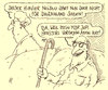 Cartoon: esc-kämpfer (small) by Andreas Prüstel tagged esc,nominierung,xavier,naidoo,absage,jopi,heesters,mdr,cartoon,karikatur,andreas,pruestel