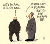 Cartoon: ewiger sepp (small) by Andreas Prüstel tagged sepp,blatter,fifa,sperre,cartoon,karikatur,andreas,pruestel