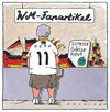 Cartoon: fanartikel (small) by Andreas Prüstel tagged fußball,frauenfußball,nationalmannschaft,popp,fanartikel,gänsehaut,gänsehautatmosphäre