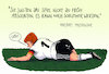 Cartoon: fassbender (small) by Andreas Prüstel tagged kanzlerin,merkel,cdu,csu,asylstreit,fußballweltmeisterschaft,nationalmannschaft,auftaktniederlage,sportreporter,heribert,fassbender,zitat,cartoon,karikatur,andreas,pruestel