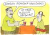 Cartoon: fast essen (small) by Andreas Prüstel tagged lifestylessen