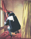 Cartoon: fernweh (small) by Andreas Prüstel tagged fernweh,sehnsucht,vermeer,malerei