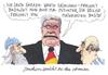 Cartoon: gauck (small) by Andreas Prüstel tagged bundespräsident,joachim,gauck,freiheit,armut,materieller,besitz,griechenland,staatsbesuch,cartoon,karikatur,andreas,pruestel