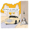 Cartoon: gerechtigkeit (small) by Andreas Prüstel tagged gerechtigkeit,grundfragen,rollsroyc,reichtum,armur,blumentopf,bettler,london,england