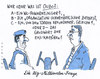 Cartoon: griechische frage (small) by Andreas Prüstel tagged griechenland,staatsverschuldung,rettungsschirm,günterjauch,tv,volksbefragung