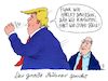 Cartoon: großer führer (small) by Andreas Prüstel tagged usa,trump,strafzölle,stahl,eu,handelskrieg,cartoon,karikatur,andreas,pruestel