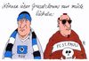 Cartoon: gruselclowns (small) by Andreas Prüstel tagged gruselclowns,horrorclowns,fußball,bundesliga,hsv,fc,sankt,pauli,hamburg,tabellensituation,cartoon,karikatur,andreas,pruestel