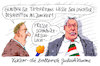 Cartoon: gulaschkanone (small) by Andreas Prüstel tagged ungarn,viktor,orban,kampangne,eu,juncker,timmermans,gulaschkanone,cartoon,karikatur,andreas,pruestel