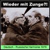 Cartoon: harmonie (small) by Andreas Prüstel tagged ddr,udssr,sowjetunion,deutsche,russen,erich,honecker,leonid,breschnew,cartoon,collage,andreas,pruestel