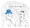 Cartoon: hass (small) by Andreas Prüstel tagged afd,fremdenfeindlichkeit,flüchtlinge,hass,cartoon,karikatur,andreas,pruestel