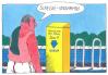 Cartoon: heisser sommer (small) by Andreas Prüstel tagged swimmingpool,freizeit,sommer,sport