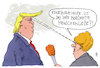 Cartoon: helfender donald (small) by Andreas Prüstel tagged venezuela,usa,trump,wirtschaftsinteressen,guaido,maduro,hilfslieferungen,cartoon,karikatur,andreas,pruestel