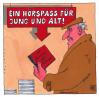 Cartoon: hörspass (small) by Andreas Prüstel tagged hörbücher,hitler