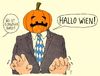 Cartoon: horst s. (small) by Andreas Prüstel tagged horst,seehofer,csu,flüchtlingspolitik,bayern,österreich,durchwinken,ultimatum,halloween,wien,flüchtlingszustrom,kürbis,cartoon,karikatur,andreas,prüstel