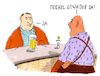 Cartoon: ja (small) by Andreas Prüstel tagged kanzlerin,merkel,urlaub,rückkehr,cartoon,karikatur,andreas,pruestel