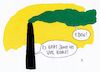 Cartoon: kohle (small) by Andreas Prüstel tagged sondierungsgespräche,jamaika,cdu,csu,grüne,fdp,kohleförderung,kohlekraftwerke,cartoon,karikatur,andreas,pruestel