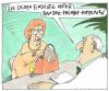 Cartoon: komplexe (small) by Andreas Prüstel tagged psychoanalyse,terror