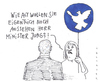 Cartoon: kriegsminister (small) by Andreas Prüstel tagged bundeswehr,verteidigungsminister,afghanistan