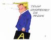 Cartoon: medientrump (small) by Andreas Prüstel tagged usa donald trump pressekonverenz medienbeschimpfung presse cartoon karikatur andreas pruestel