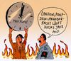 Cartoon: mein kampf (small) by Andreas Prüstel tagged adolf,hitler,mein,kampf,stalin,urheberrechte,hölle,uhr,cartoon,karikatur,andreas,pruestel
