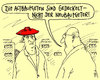 Cartoon: mietpreisbremse (small) by Andreas Prüstel tagged miete,mietpreis,mietpreisbremse,deckelung,altbauten,neubauten,sanierte,mieter,cartoon,karikatur,andreas,pruestel