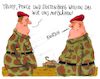 Cartoon: militäretat (small) by Andreas Prüstel tagged nato,usa,trump,pece,stoltenberg,bundeswehr,deutschland,militärausgaben,cartoon,karikatur,andreas,pruestel