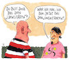 Cartoon: mitglied (small) by Andreas Prüstel tagged identitäre,jugendbewegung,nationalismus,rechtsradikalismus,traditionalismus,cartoon,karikatur,andreas,pruestel