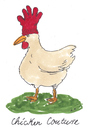 Cartoon: mode (small) by Andreas Prüstel tagged haurecouture huhn handschuh landwirtschaft