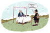 Cartoon: neudeutsch (small) by Andreas Prüstel tagged sprache,deutsch,neudeutsch,wandern,verkauf,verkaufstand,kugellager,kugelläger,bedarf,bedarfe,cartoon,karikatur,andreas,pruestel