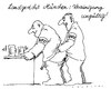 Cartoon: npddvu (small) by Andreas Prüstel tagged npd,dvu,vereinigung,gerichtsbeschluß